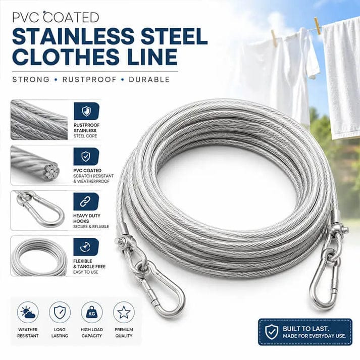 Strong Stainless Steel Clothesline Rope