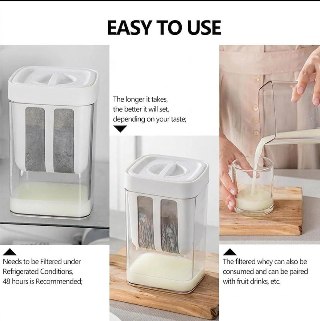 Greek Yogurt Maker & Filter with lock
