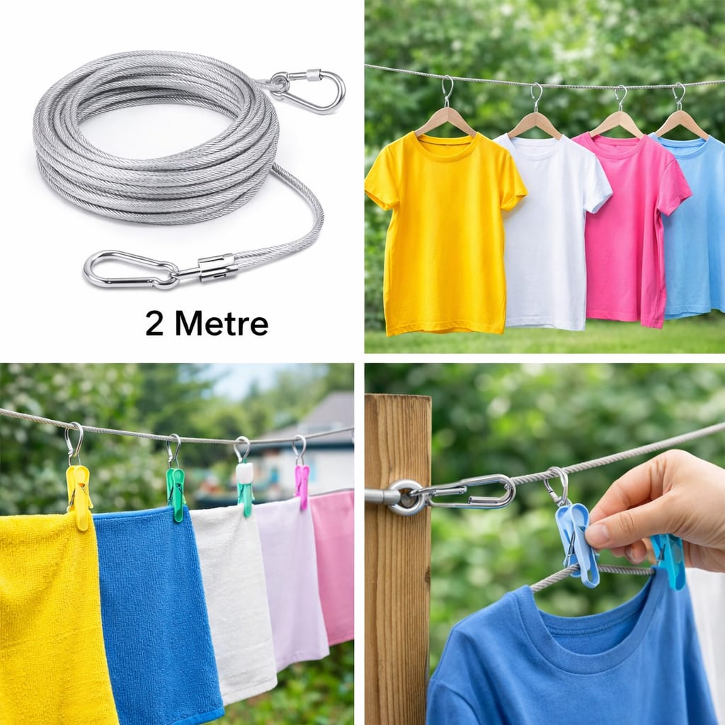 Strong Stainless Steel Clothesline Rope